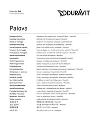 Notice Duravit PAIOVA 700264000000090 Baignoire