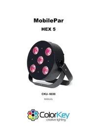 Notice ColorKey MOBILEPAR HEX 5 Lampe