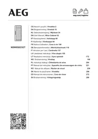 Notice AEG NSW8S823GT Lodówka