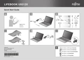 Notice FUJITSU LIFEBOOK U9312X Tablette