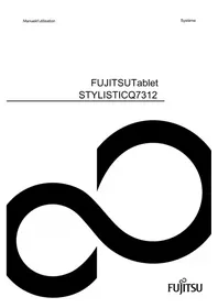Notice FUJITSU STYLISTIC Q7312 Tablette