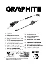 Notice Graphite ENERGY+ 58G098 Elektriska dzīvžoga šķēres