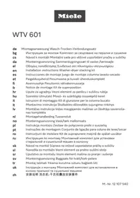 Notice MIELE TEH795WP ECOSPEED 烘干机