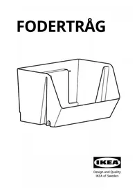Notice IKEA FODERTRÅG 405.907.65 Accessoire de rangement
