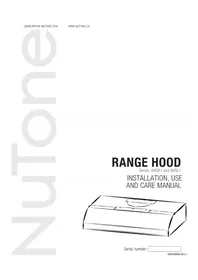 Notice NuTone AHSL130WW Basket