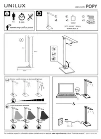 Notice Unilux POPY Lampe