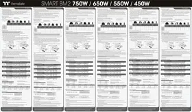 Notice THERMALTAKE SMART BM2 750W Alimentation (PC)