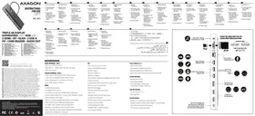 Notice Axagon HMC8HLSA Accessoire informatique