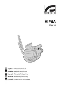 Notice Videotec VIP6A Essuie-glace