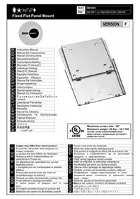 Notice OmniMount QM100 F Support mural pour écran plat