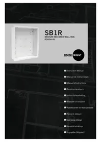 Notice OmniMount SHADOWBOX SB1R Support mural