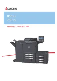 Notice KYOCERA TASKALFA 7551CI Printer