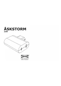 Notice IKEA ÅSKSTORM 405.247.23 Chargeur électrique