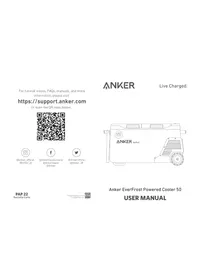Notice Anker EVERFROST POWERED COOLER 50 Glacière électrique