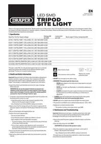 Notice Draper 03212 Lampe