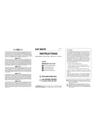 Notice Closer Pets CAT MATE 360W Animaux domestiques