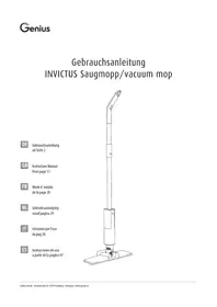 Notice GENIUS INVICTUS SAUGMOPP Balai vapeur