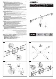 Notice KIMEX 0151623 Support mural