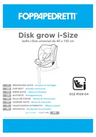 Notice Foppapedretti DISK GROW ISIZE Kindersitz