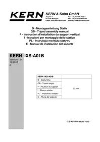 Notice Kern IXSA01B Trépied