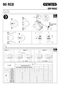 Notice Gewiss GW94370 Coupe-circuits