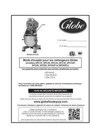 Notice Globe SPC62P Mixeur plongeant