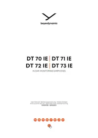 Notice BEYERDYNAMIC DT 71 IE Ecouteur
