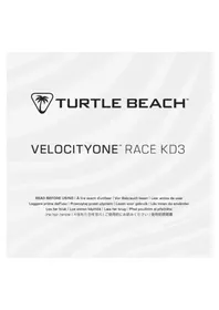 Notice TURTLE BEACH VELOCITYONE RACE KD3 Casque audio