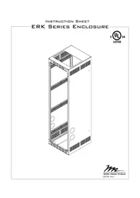 Notice Middle Atlantic ERK4425AV Armoire électrique