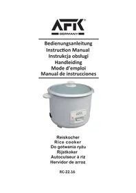 Notice AFK RC22.16 Rice cooker