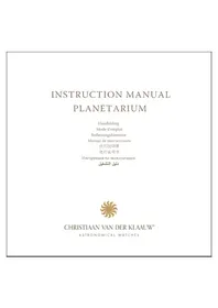 Notice Christiaan van der Klaauw PLANETARIUM CKPT2225 Montre