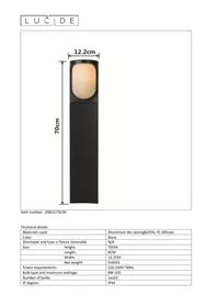 Notice Lucide LUGO 298227030 Lampe