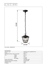 Notice Lucide ISTRO 298200130 Luminaire