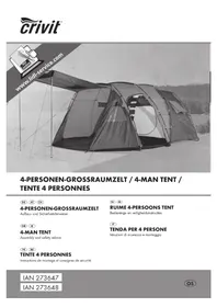 Notice CRIVIT IAN 273648 Tente