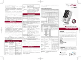 Notice Rossmax SB100 Cardiofréquencemètre