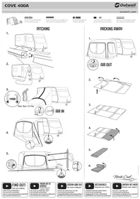 Notice Outwell COVE 400A Tente de camping gonflable