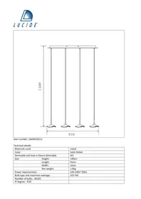 Notice Lucide CALLA LED 264902011 Luminaire