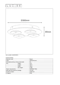 Notice Lucide AMINE 261872031 Plafonnier