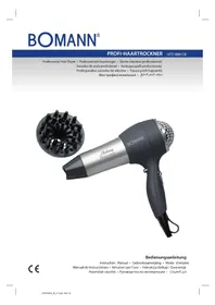 Notice BOMANN HTD 889 CB Sèche cheveux