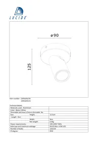 Notice Lucide XYRUS 239540531 Éclairage