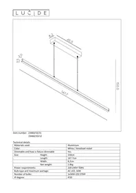 Notice Lucide SIGMA 234603331 Luminaire