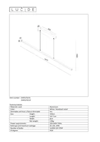 Notice Lucide SIGMA 234553312 Luminaire