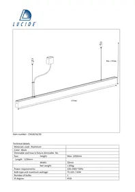 Notice Lucide LINO LED 234181630 Luminaire
