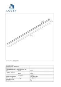 Notice Lucide LINO LED 231181631 Éclairage