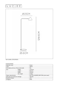 Notice Lucide DEVON 207150531 Lampe