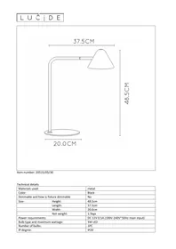Notice Lucide DEVON 205150530 Lampe