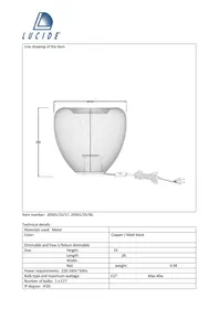 Notice Lucide WIRIO 205012517 Lampe