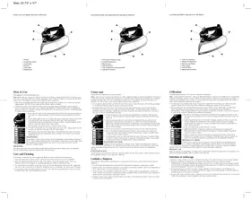 BLACK &amp; DECKER F63D - Fer à repasser