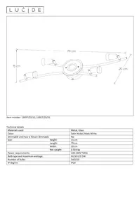 Notice Lucide BINGO 139572512 Luminaire
