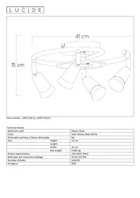 Notice Lucide BINGO 139572412 Plafonnier